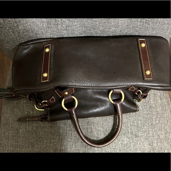 Florentine leather stanwich satchel - Picture 3 of 7